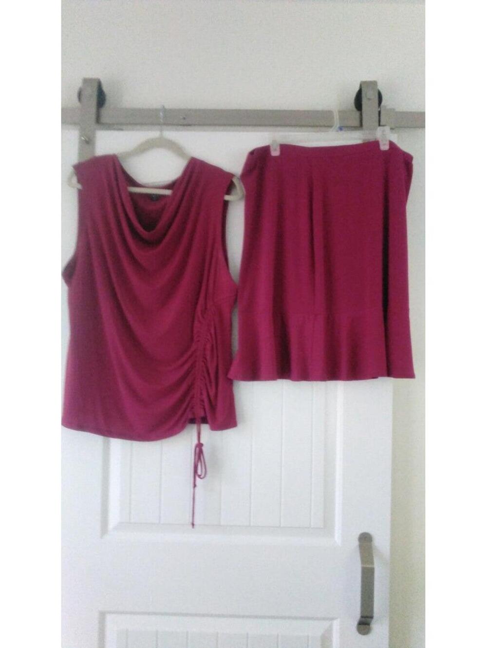 Woman's Skirt/Top Set Two Pieces